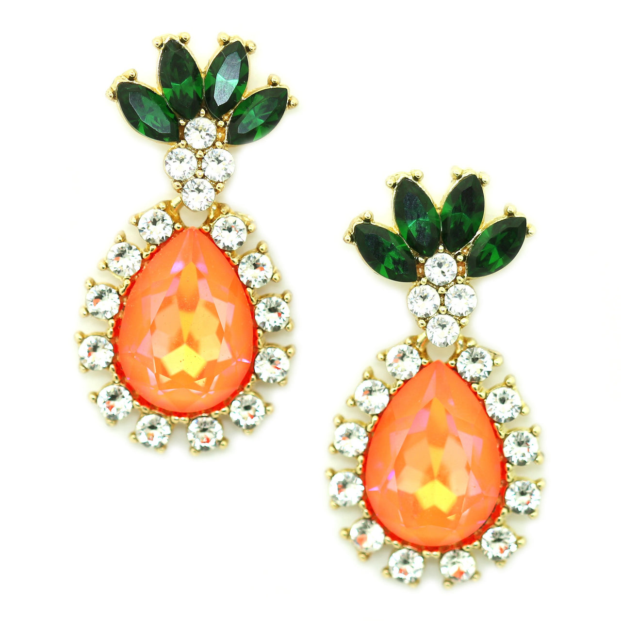 KRISTIN PERRY - Pineapple Drop Earrings - 5 COLORS -