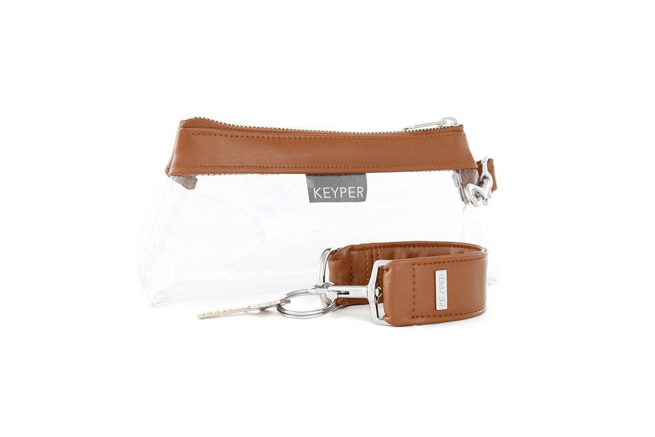 Keyper - Saddle Brown SIGNATURE 2-Piece KEYPIT Set • Wristlet - 6 OPTIONS -