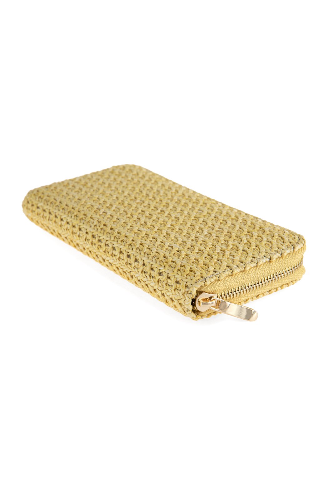 Crocheted Single Zipper Wallet - 6 COLORS -