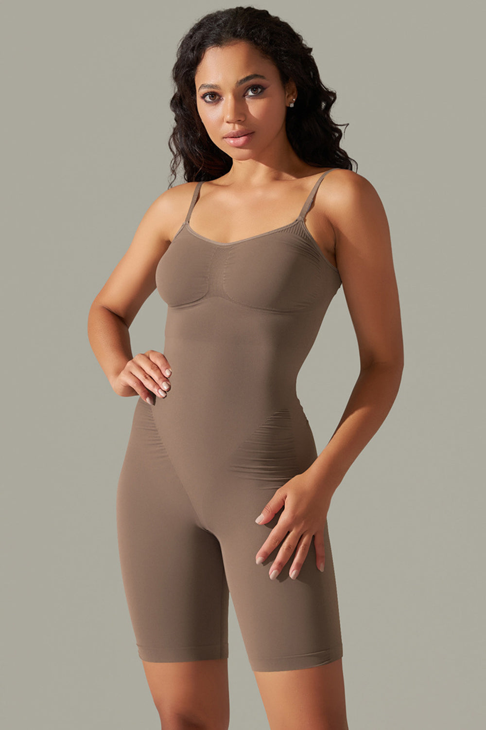 Spaghetti Strap Active Romper - T - 10 COLORS -