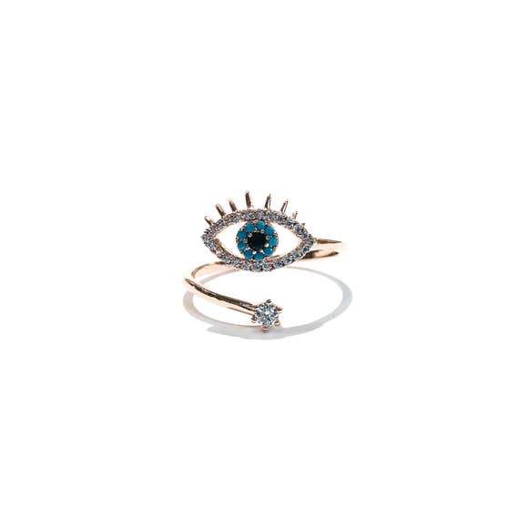 Eye Star Ring Adjustable -