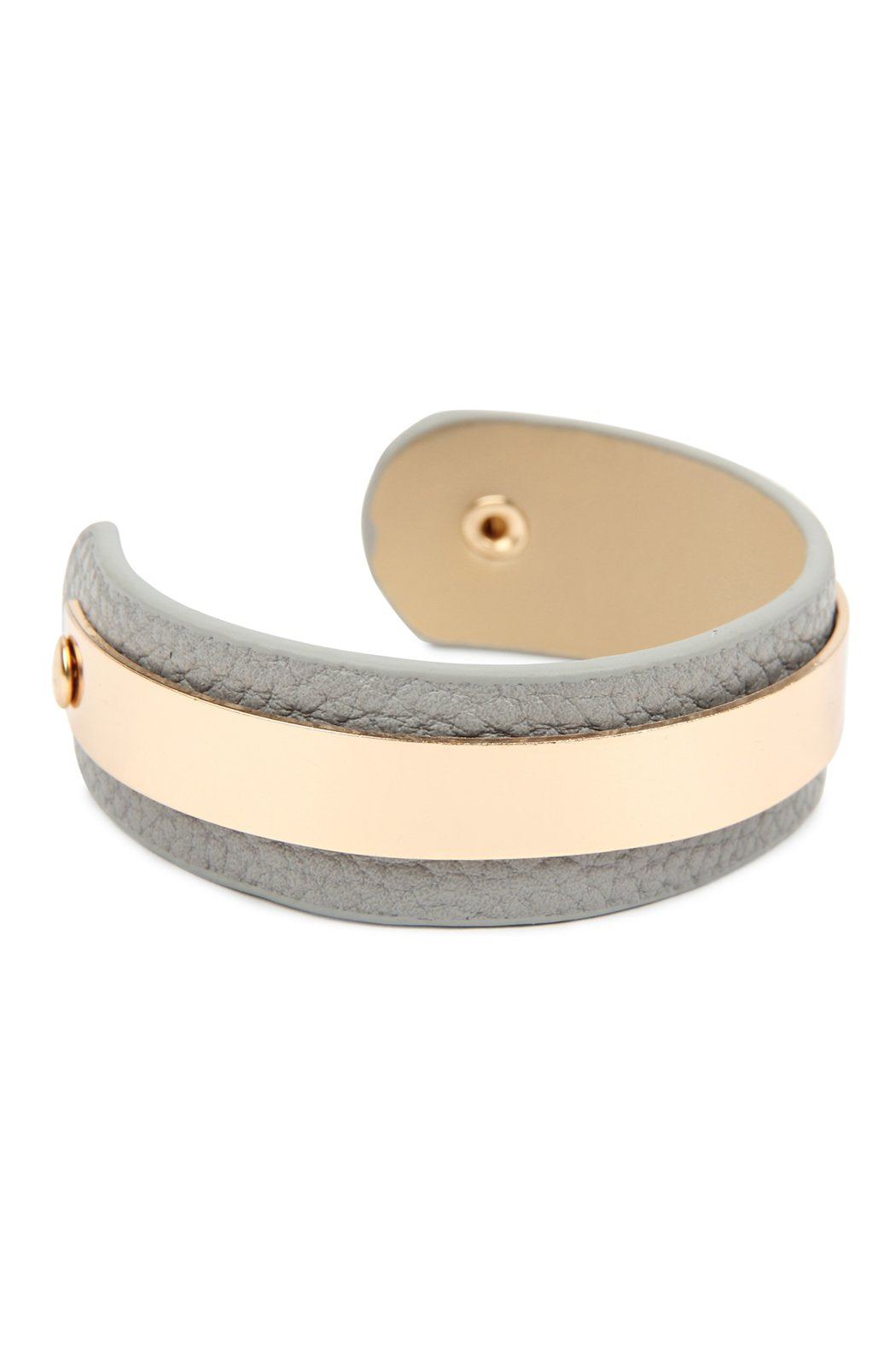 Simple Leather Cuff Bracelet - 4 COLORS -