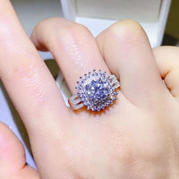 Thumbnail for 2 Carat Moissanite 925 Sterling Silver Ring