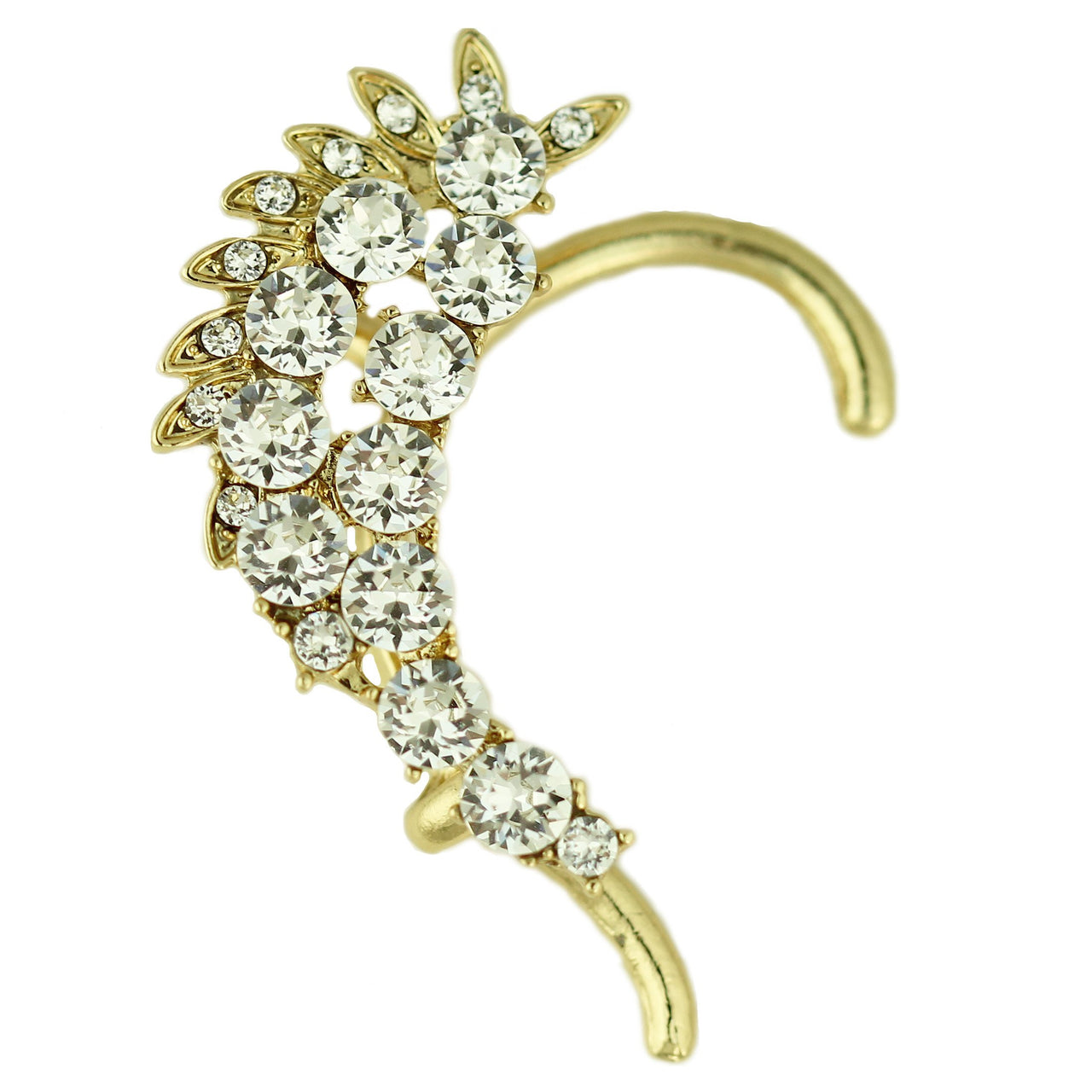 KRISTIN PERRY -  - Crusted Crystal Ear Cuff - 4 FINISHES -