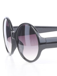 Thumbnail for Black All Rounded Rimless Sunglasses - 1 COLOR