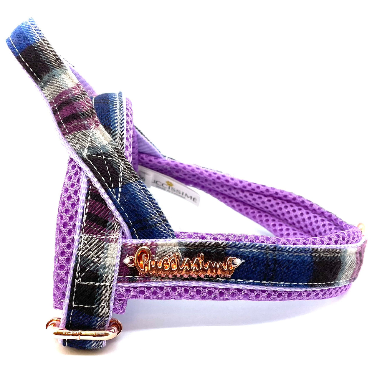 Puccissime - Heather Tartan One-Click Harness - 5 SIZES -