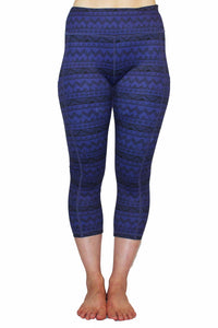 Thumbnail for Purple Tribal - Pocket Tights - 5 SIZES - 1 COLOR