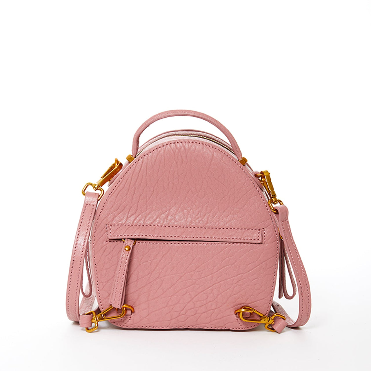 Amanda Dusty Pink Convertible Backpack Purse -