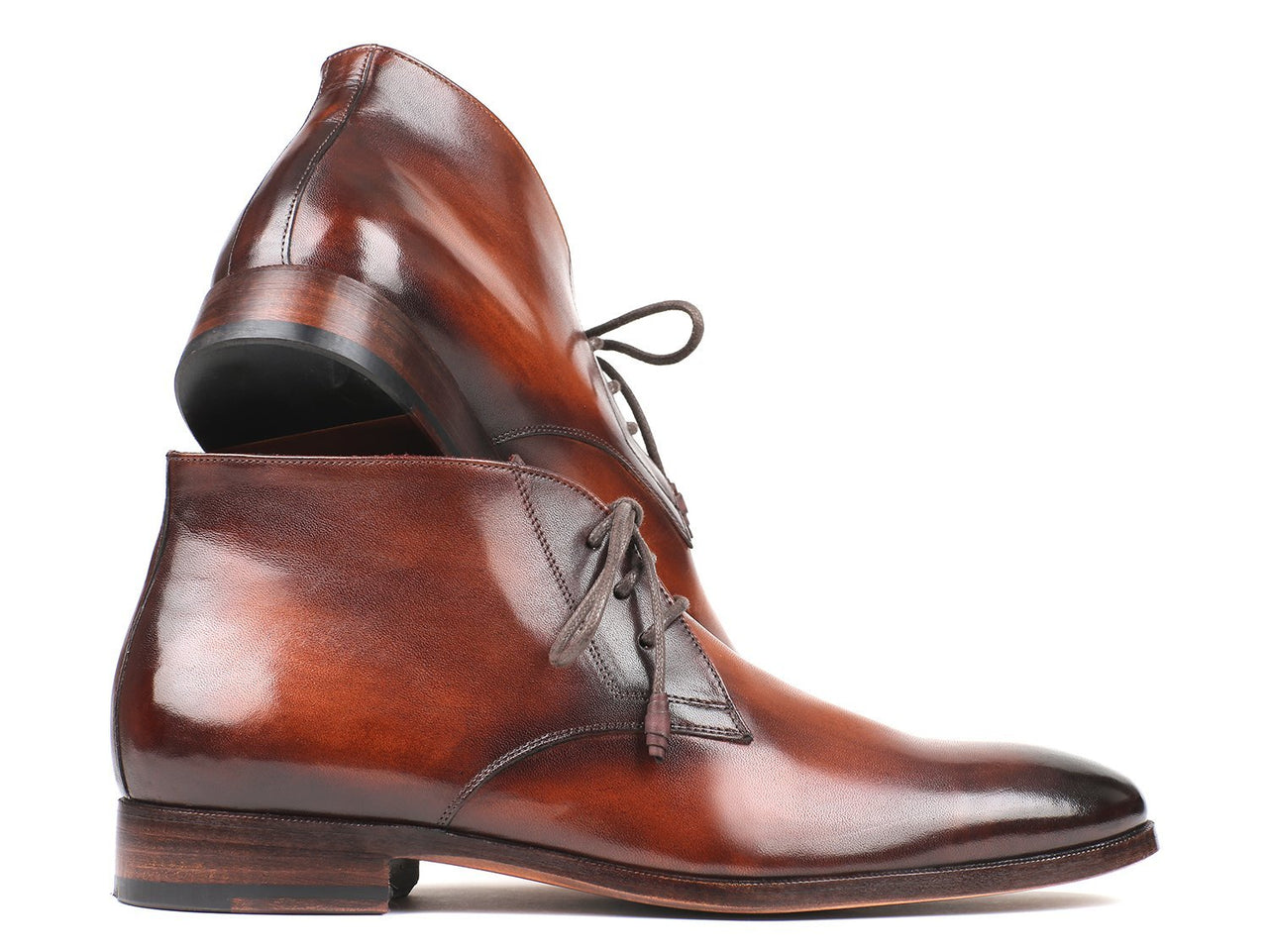 Paul Parkman - Chukka Boots Camel & Brown -