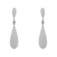 Thumbnail for LATELITA - Coco`s Long Drop Earrings Silver -