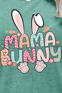 Thumbnail for MAMA BUNNY Easter Graphic Short Sleeve Tee - T - 6 COLORS -