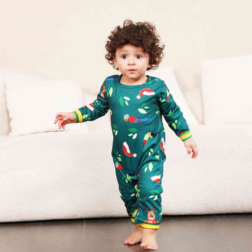 BABY Printed Long Sleeve Jumpsuit - T -