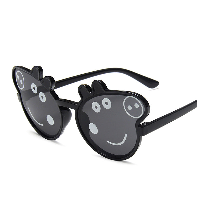 Fashion Kids Sun Glasses Cute Designers Cartoon Pig Shades Sun Glasses Children Sunglasses  - [10-15 DAY DELIVERY] - 8 COLORS -