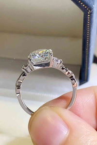 Thumbnail for 2 Carat Moissanite 925 Sterling Silver Ring