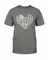 Thumbnail for Love Heart T-Shirt - 14 COLORS -