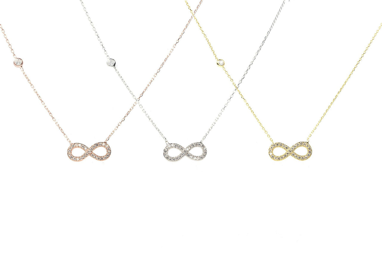 LATELITA - Eternity Infinity Necklace - 3 FINISHES