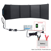 Thumbnail for ACOPOWER - Ltk 50W Foldable Solar Panel Kit Suitcase -