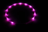 Thumbnail for Savoy - Silicone Cuttable LED Illuminated Dog Collar - USB Rechargeable - Pink 1 COLOR -