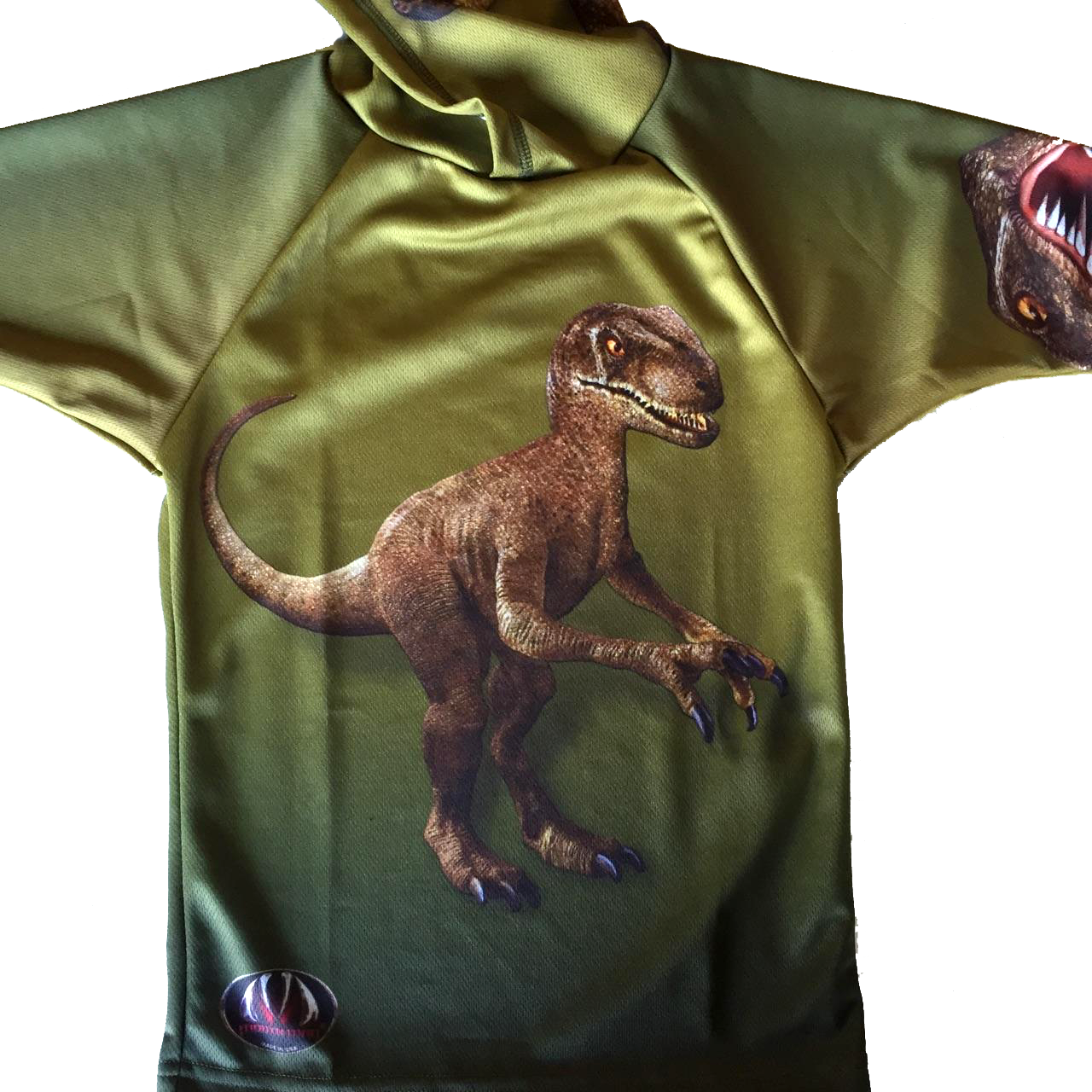 Mouthman - RAPTOR Dino 3D Hoodie Sport Shirt - YOUTH SIZES ONLY - 6 SIZES -