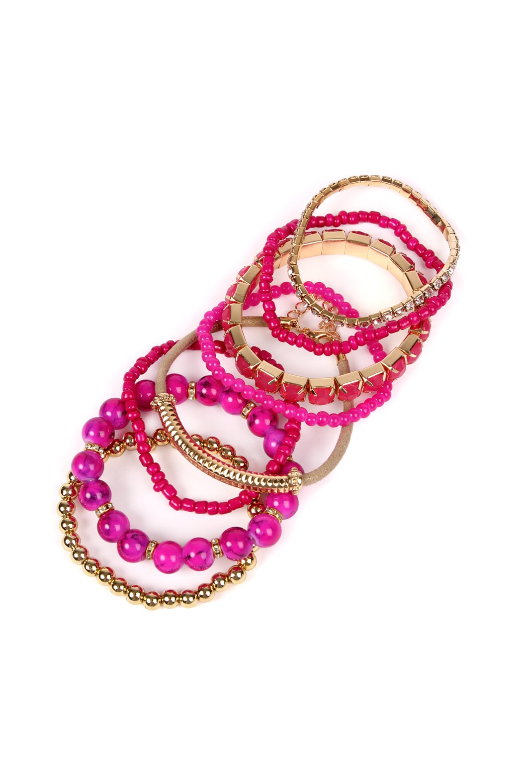 Multicolor Beaded Stretch Bracelet  - 26 COLORS