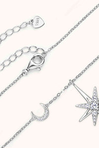 Thumbnail for Moissanite 925 Sterling Silver Necklace