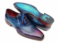 Thumbnail for Paul Parkman - Blue & Purple Wingtip Oxfords -