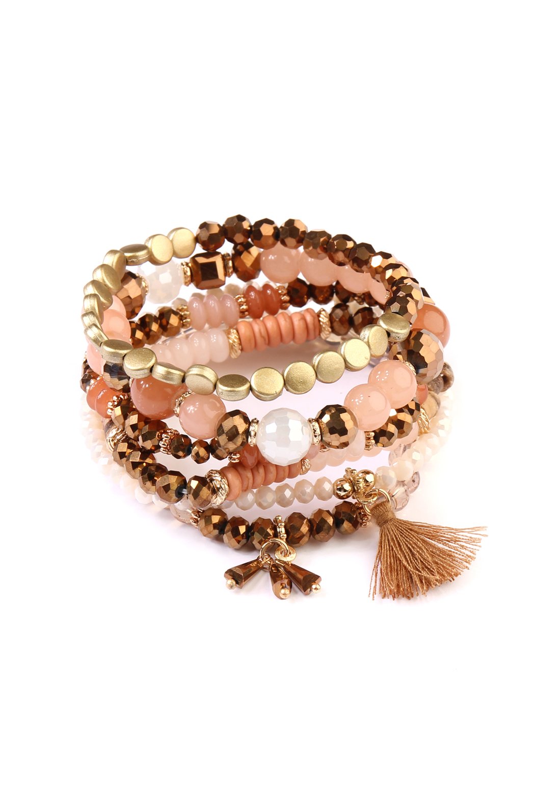 Beads Stack Bracelet - 5 COLORS