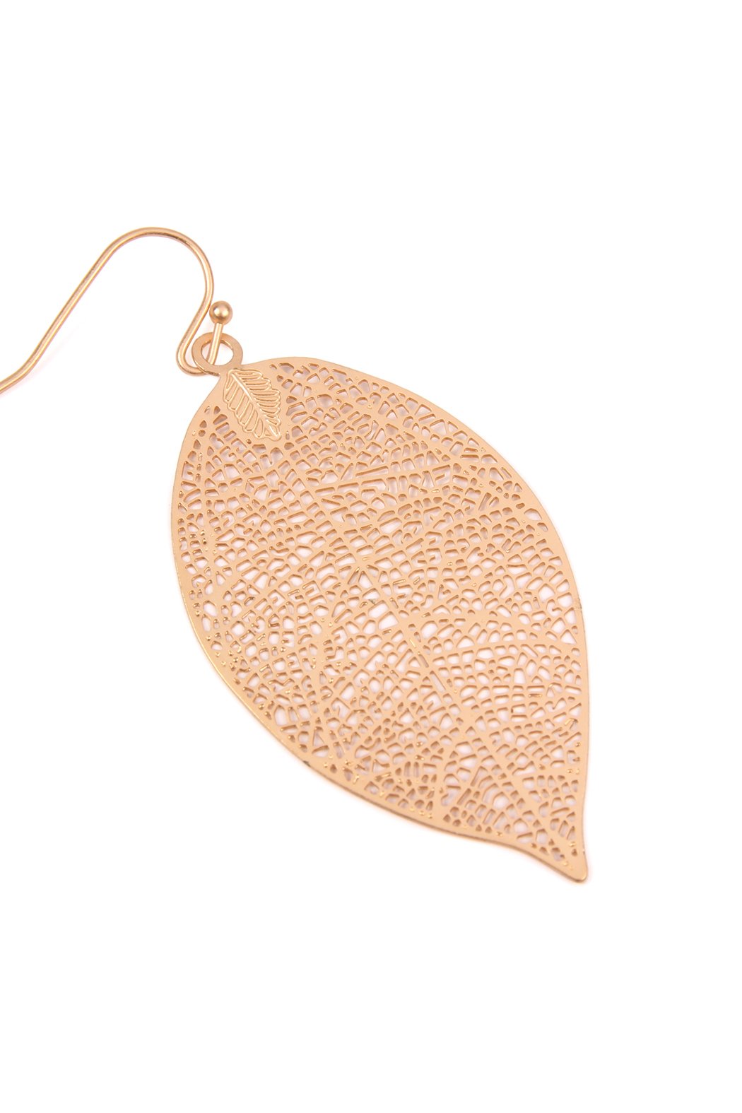 Leaf Filigree Earrings - 5 COLORS -