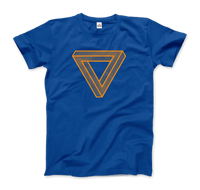 Thumbnail for The Penrose Triangle From a Journey Through Time - DARK T-Shirt