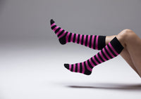 Thumbnail for Women's Stylish Stripe Knee High Socks Set - 5 PACK -