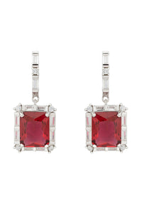 Thumbnail for LATELITA - Tudor Silver Earring Ruby -