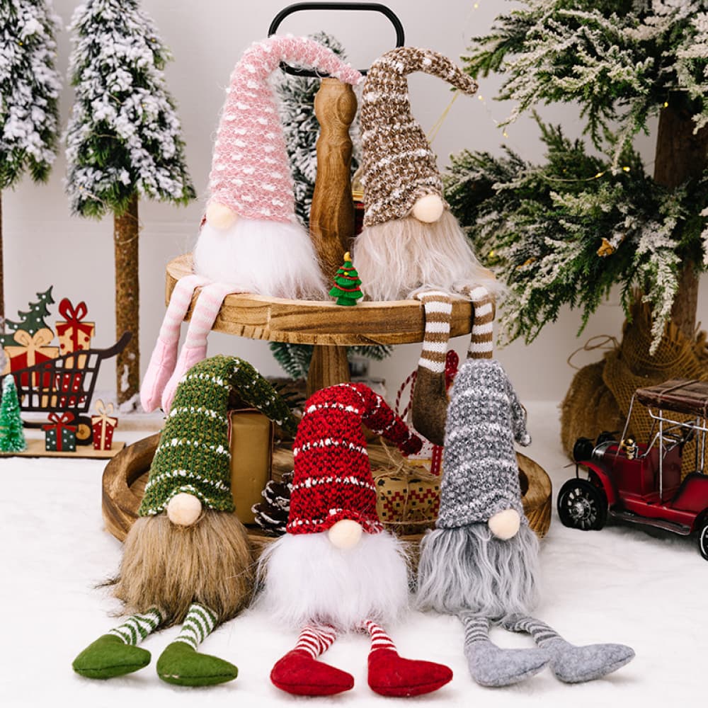 Long Leg Christmas Gnomes - 11.4" - [5-10 DAY DELIVERY] - T - 5 COLORS -