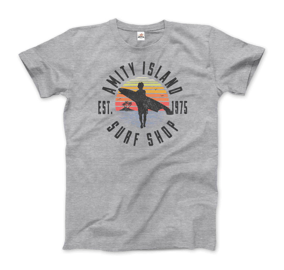 Amity Island Surf Shop, Jaws T-Shirt - 7 COLORS -