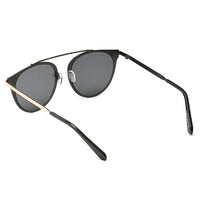 Thumbnail for Frisco | A18 - Modern Horn Rimmed Metal Frame Round Sunglasses - 5 COLORS -