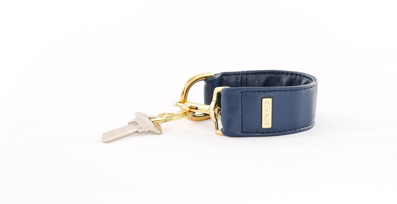 Keyper - True Navy Vegan Leather KEYPER® Key Ring - 2 OPTIONS -