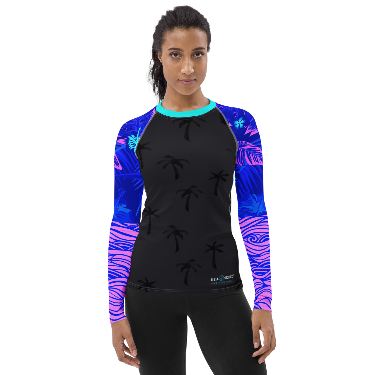 FYC - Women's Tropical Storm Sea Skinz Performance Rash Guard UPF 40+ - 1 COLOR -