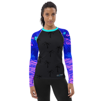 Thumbnail for FYC - Women's Tropical Storm Sea Skinz Performance Rash Guard UPF 40+ - 1 COLOR -