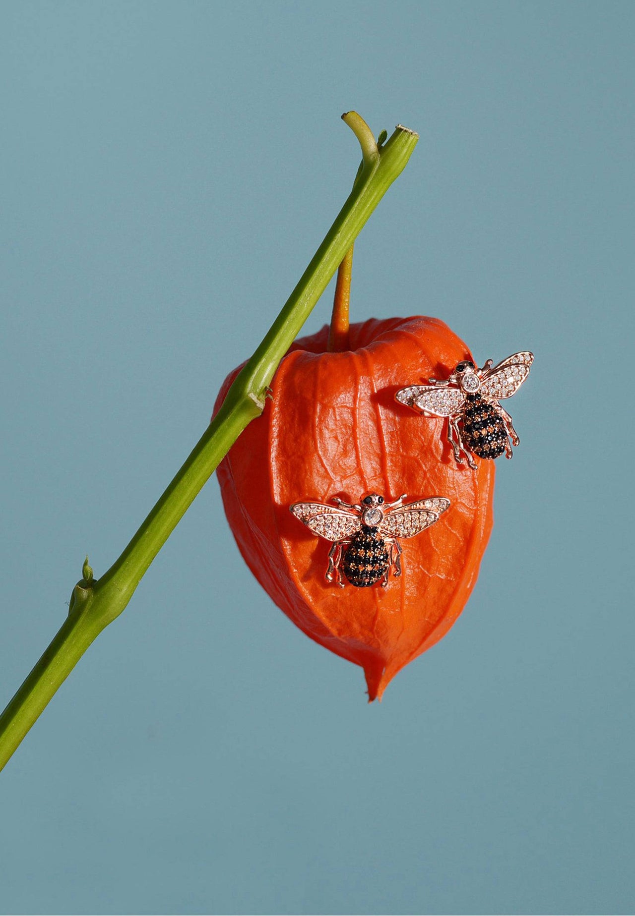 LATELITA - Honey Bee Stud Earrings Silver -