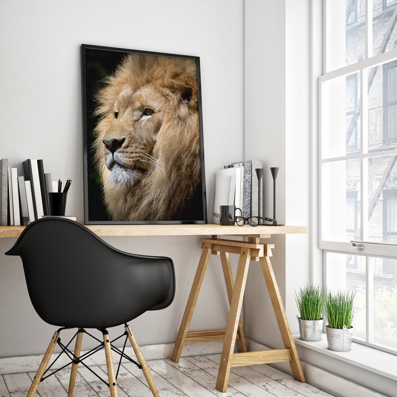 Lion - Poster- USA printed - 4 SIZES -