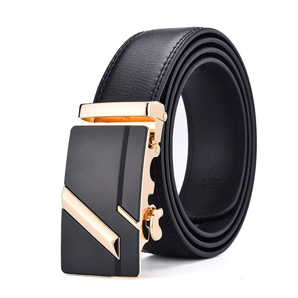 [DWTS] - Genuine Leather Belts for Men - Automatic Leather Belt - [15 DAY DELIVERY] - 10 BUCKLES / COLORS -