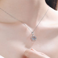 Thumbnail for Moissanite Crown 925 Sterling Silver Necklace