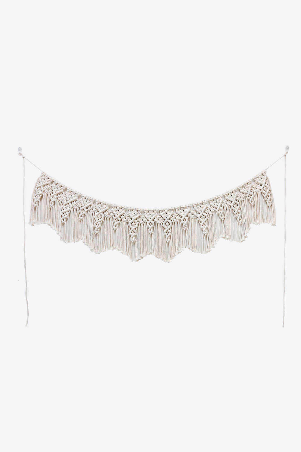 Macrame Fringe Wall Hanging Decor - 47.2" X 9.8" - T - 1 COLOR -