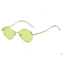 Thumbnail for Hickory | S3009 - Small Retro Vintage Metal Round Sunglasses - 4 COLORS -