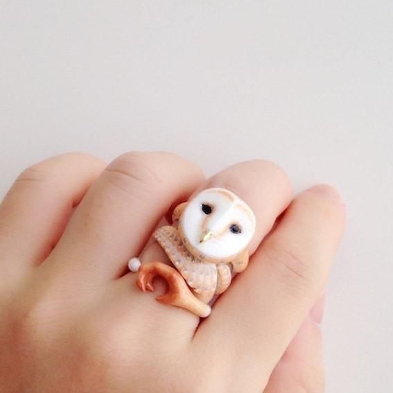 Mary Lou Store - ADJUSTABLE Owl Ring - 3 PCS. -