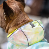 Thumbnail for Reversible Raincoat - Neon Yellow With Tie Dye - 9 SIZES -