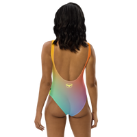 Thumbnail for FYC - Find Your Coast Swimwear One-Piece Rainbow Palm Swimsuit - 1 COLOR -