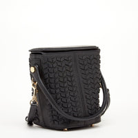 Thumbnail for Anna Woven Leather Bag Black -