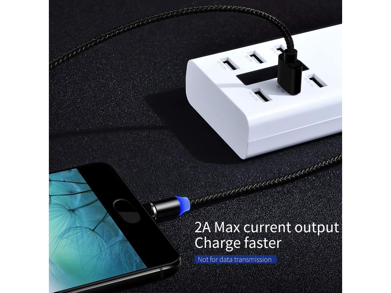 Savoy - 2M Magnetic 3-In-1 USB Charging With Bag - Black -