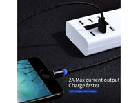 Thumbnail for Savoy - 2M Magnetic 3-In-1 USB Charging With Bag - Black -