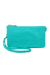 Thumbnail for Riah Fashion - Leather Wallet With Detachable Wristlet - 25 COLORS -